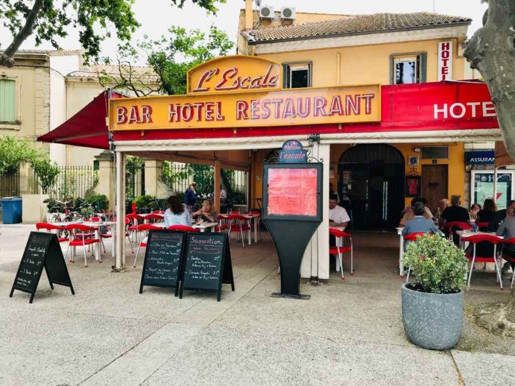 Terrasse hôtel restaurant l'escale